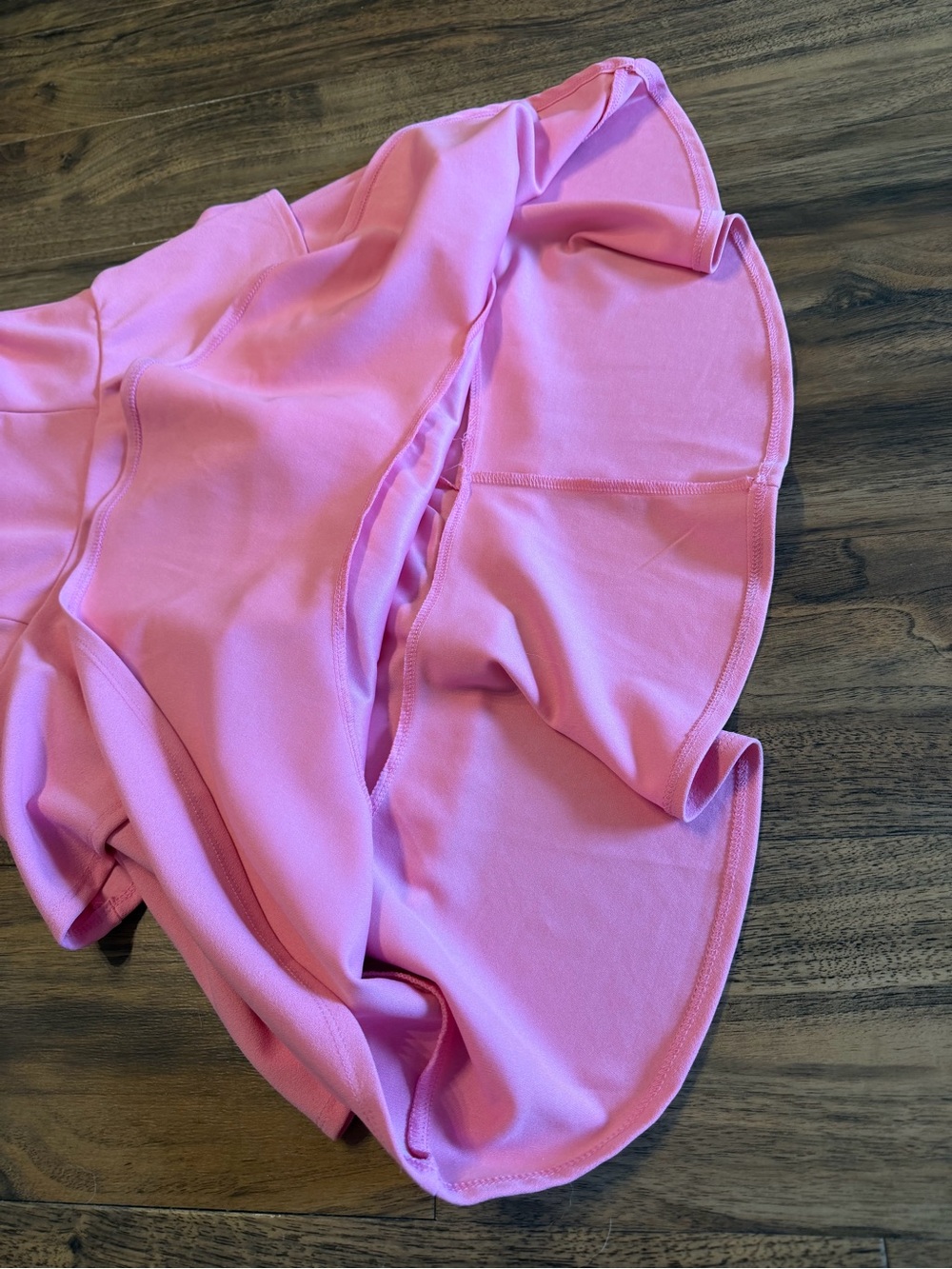 Pink Layered Ruffle Mini Dress - Picture 4 of 8